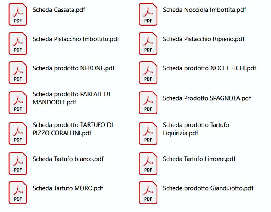 pannello download schede